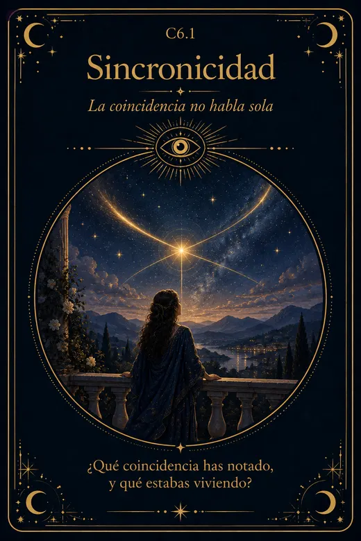 Carta C6.1, Sincronicidad: la coincidencia no habla sola